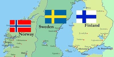 Kort af Finnlandi landi