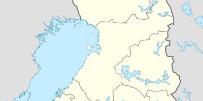 Finnland kort með staðsetningu